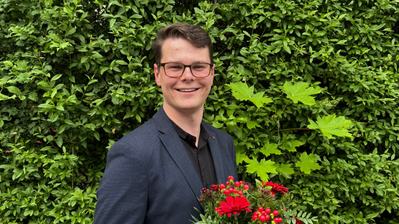 Neal Weber am Tag seiner Nominierung